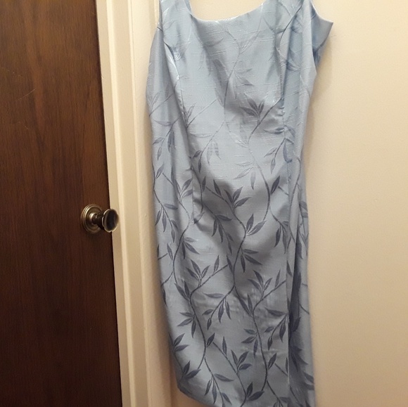 J.R. Nites blue 2 pc dress - Picture 2 of 4